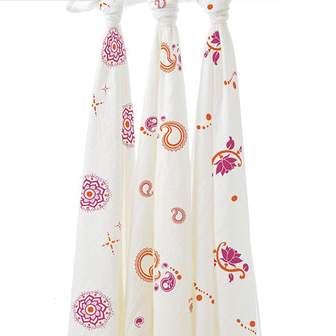 Aden Anais wrap swaddle Pyara 3 Pk Bamboo Wraps