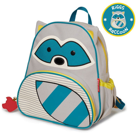 Skip Hop Raccoon Backpack.  Ready to ship out.  Great bargain.