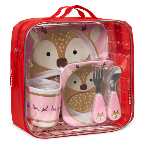 Skip Hop Mealtime Zoo Winter Deer Set
