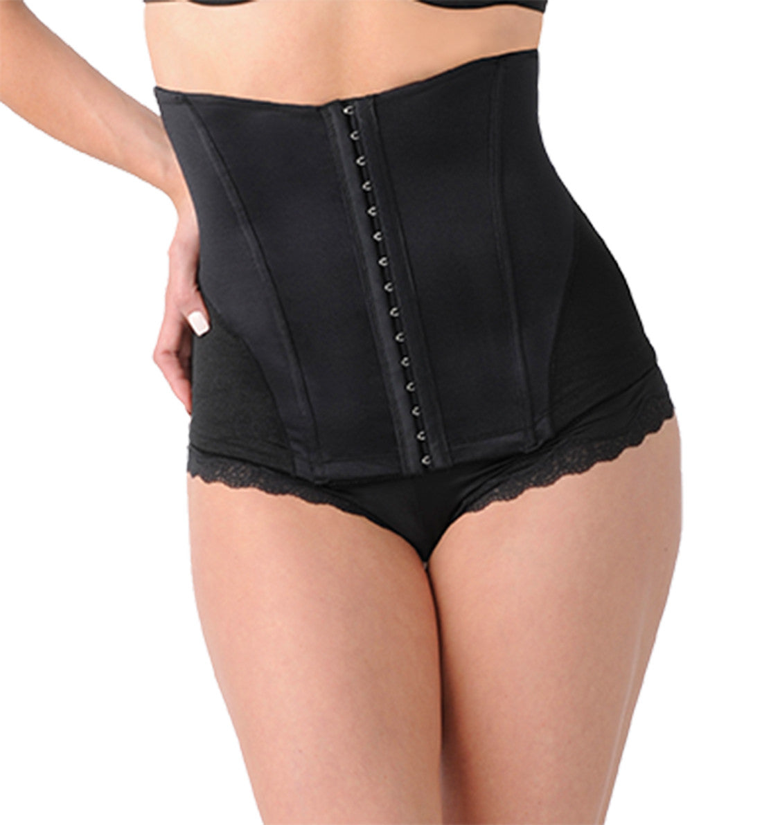 Belly Bandit Mother Tucker Lace Corset Smarter Shapewear (MTLC)- Black