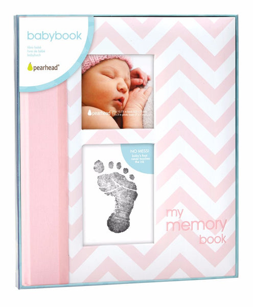 Pearhead HK Sale Chevron Baby Book Pink - BabyPark HK - 2