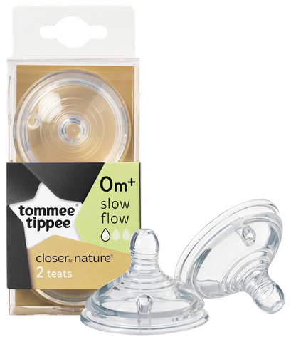 Tommee Tippee HK Sale CTN Teat-Slow Flow Twin Pack