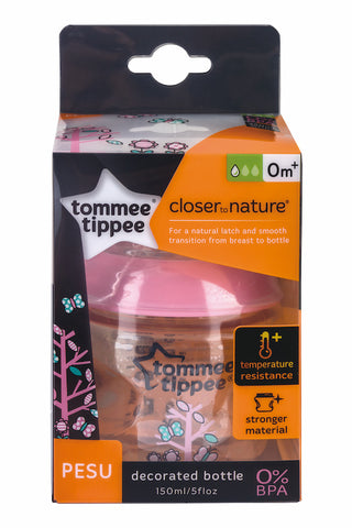 Tommee Tippee HK CTN PESU Decorated 150 ml Pink