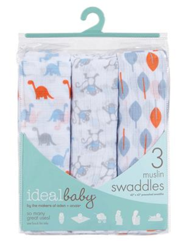 Ideal baby 3 muslin swaddles cheap