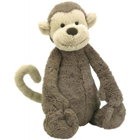 Jellycat Monkey Huge HK Bashful Plush Toy at 51cm