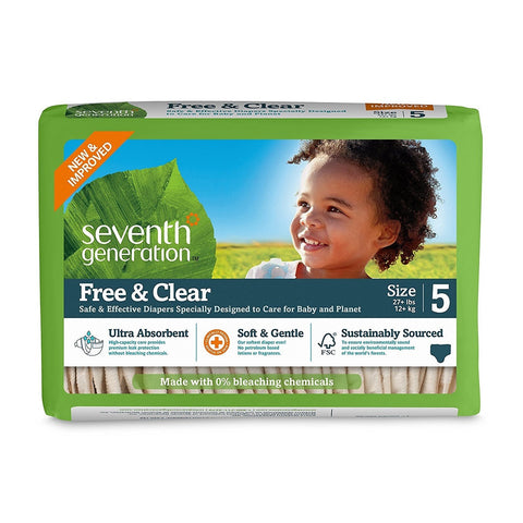 Seventh Generation Stage 5 (27+ lbs) Diaper