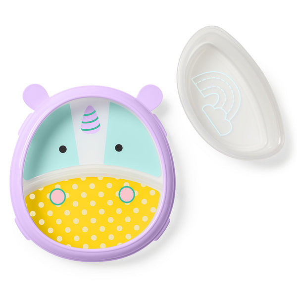 Skip Hop Plate - Zoo Smart Serve Plate & Bowl Unicorn Theme