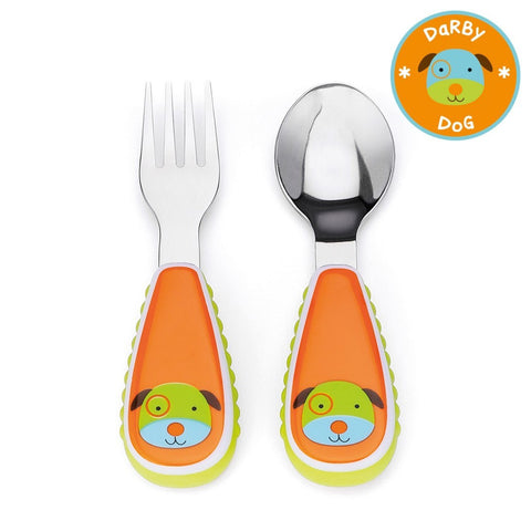 Skip Hop Zootensils Fork Spoon.  Ready in stocks.  12% discount.