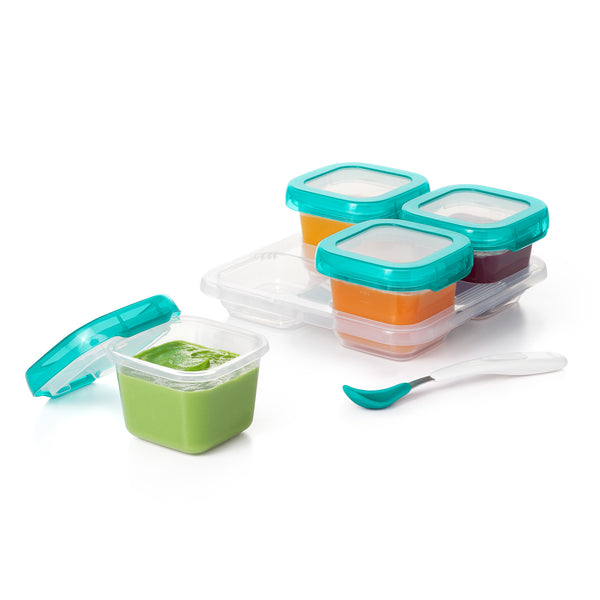 Oxo HK Sale Oxo Tot Baby Blocks Freezer Storage 6 Oz Teal