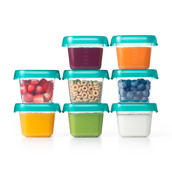 Oxo HK Sale Oxo Tot Baby Blocks Freezer Storage 6 Oz Teal